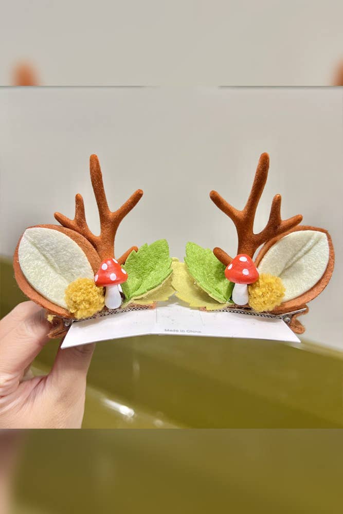 Christmas Reindeer Hair Clip