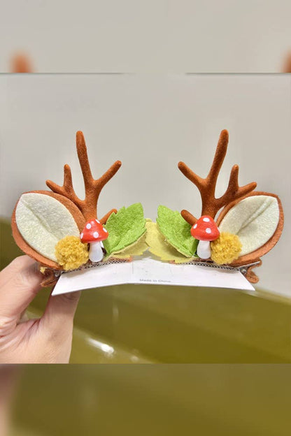 Christmas Reindeer Hair Clip