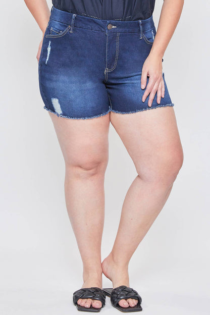 PL Frayed Hem Shorts