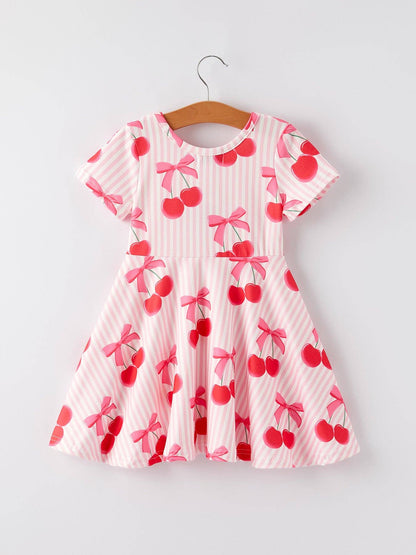 Cherry Stripe Dress