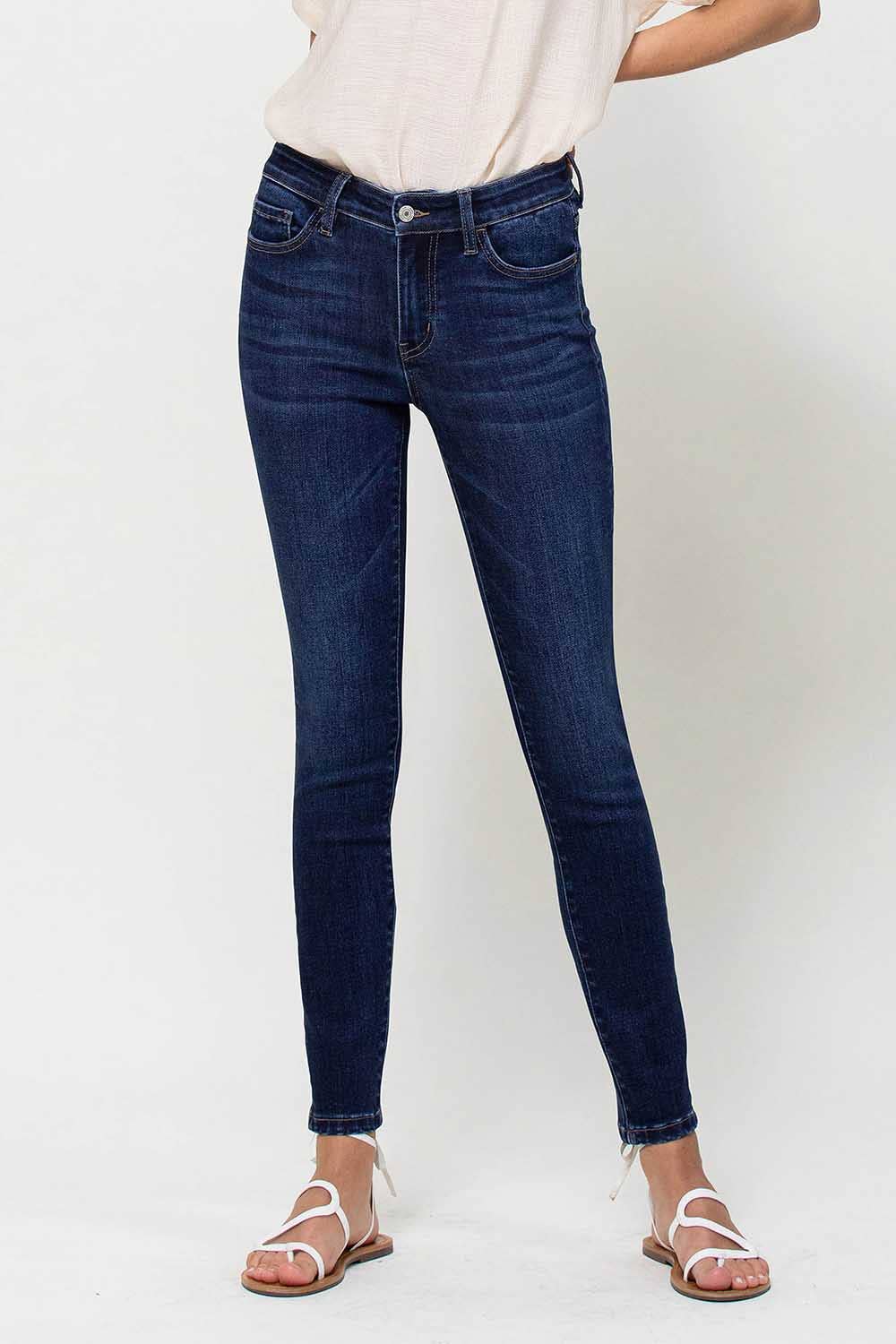 Haylie HIGH RISE ANKLE SKINNY JEANS