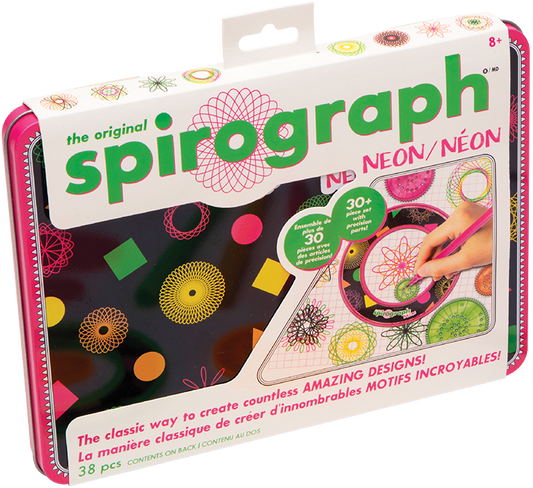 Spirograph Neon Tin