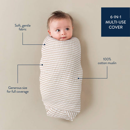 Chai Stripes Breastfeeding Boss
