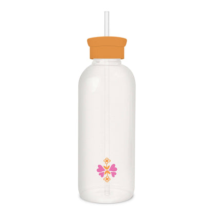 Lucky Card Glass Water Bottle