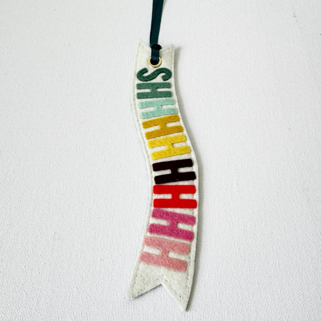 Shh… Felt Bookmark