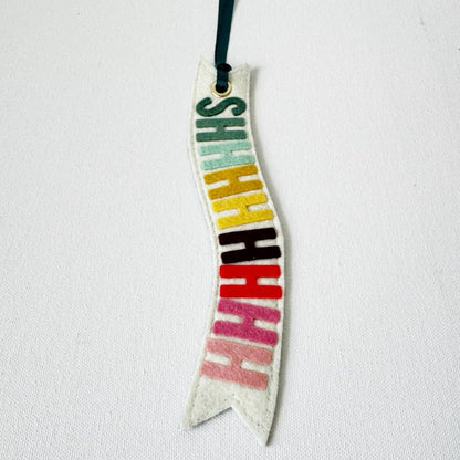 Shh… Felt Bookmark