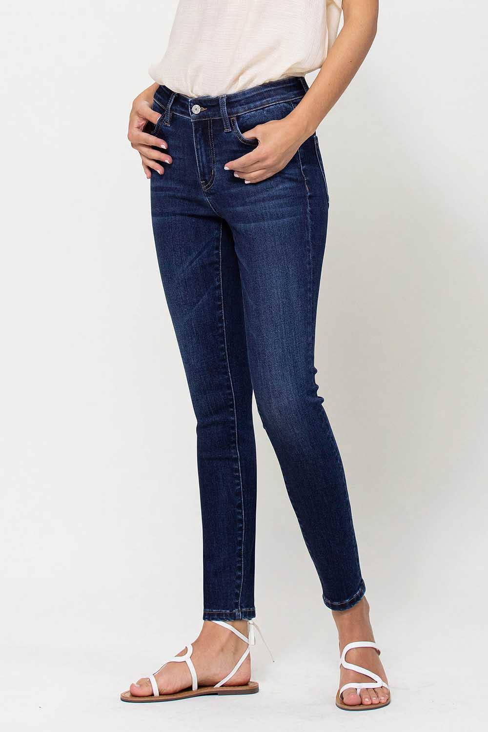 Haylie HIGH RISE ANKLE SKINNY JEANS