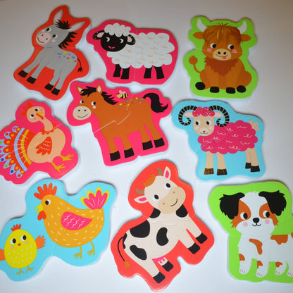 Barnyard Bash Bath Puzzle