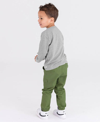 Dusty Olive Slim Cargo Joggers