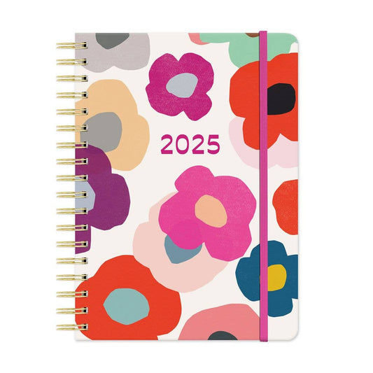 2025 Summer Poppies Tri-Tab Planner