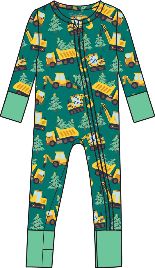 Baby Holiday Haul Bamboo Viscose Convertible One Piece Footie Pajama