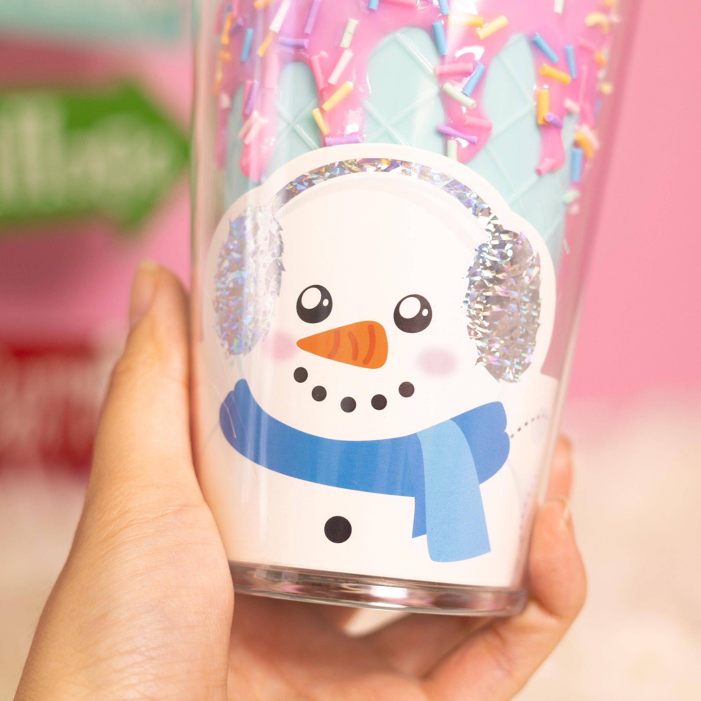 Christmas Tumbler - Smiling Snowman