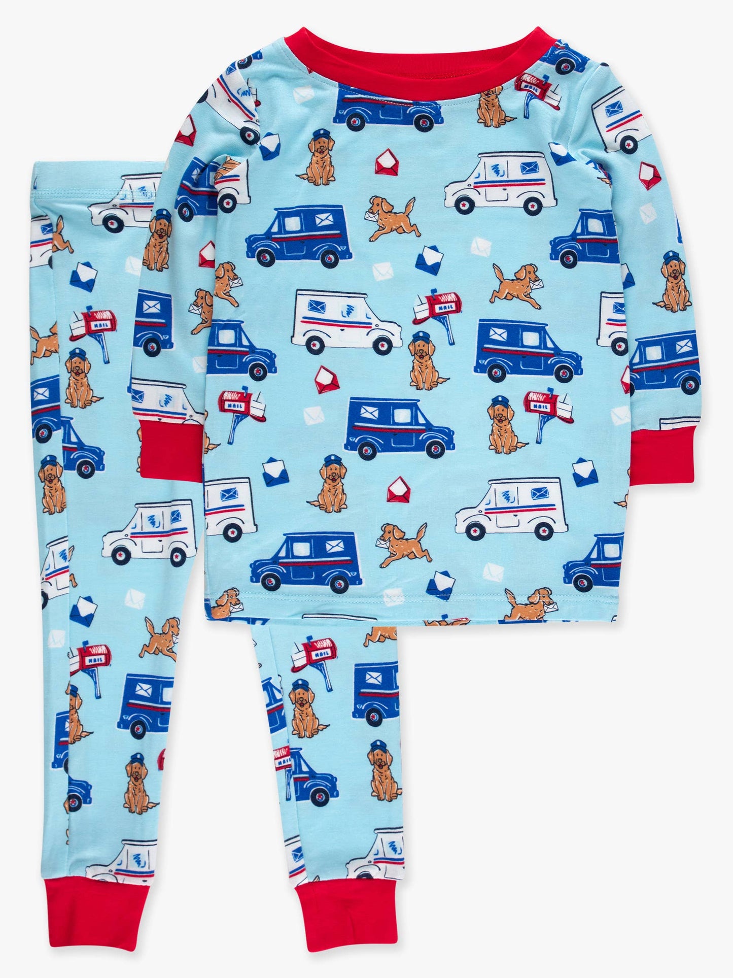 Postal Pups Mail 2 pc PJ Set