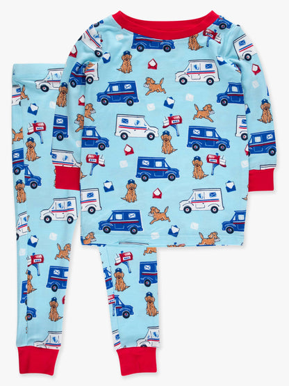 Postal Pups Mail 2 pc PJ Set