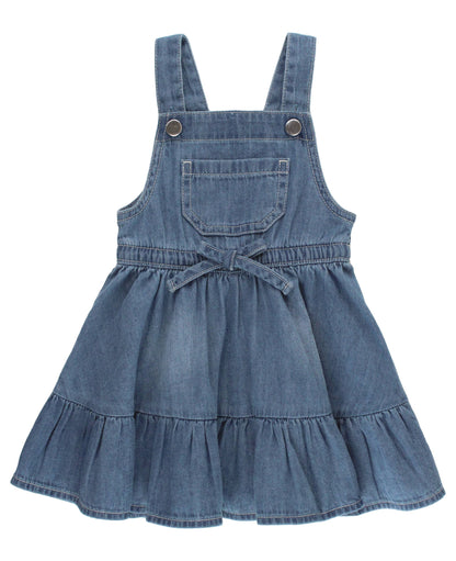 Denim Overall Jumper Dress