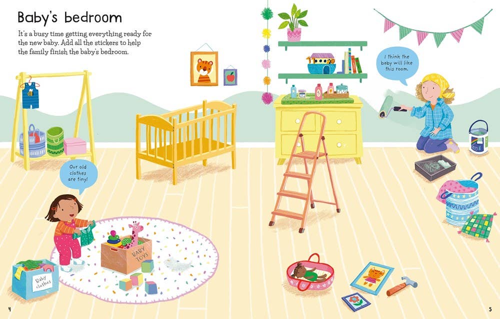 The New Baby First Sticker Book