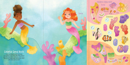 Mermaids Sticker Doll Dress-Up Book