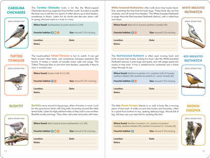 Birder's Logbook: A Sticker Book for Budding Ornithologists