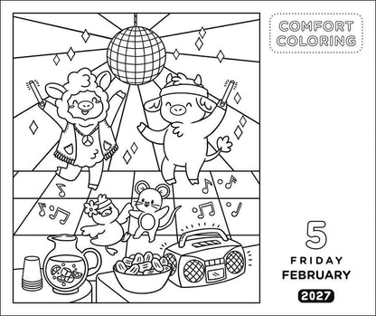 Comfort Coloring 2027 Day-to-Day Calendar by Andrews McMeel Publishing