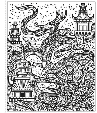 Dragons Magic Painting Book