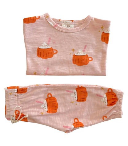 Pumpkin Mug Pink Lounge Set