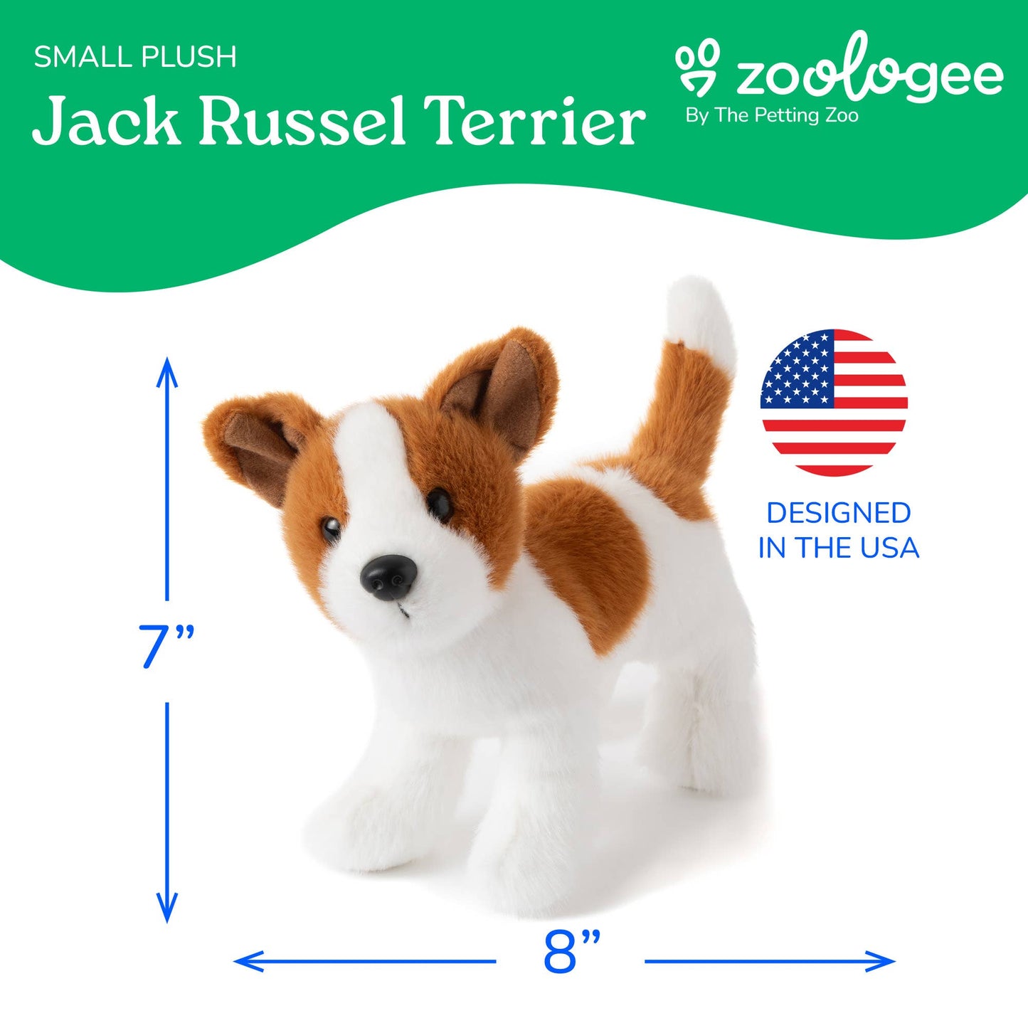 Jack Russel Terrier Dog 8"