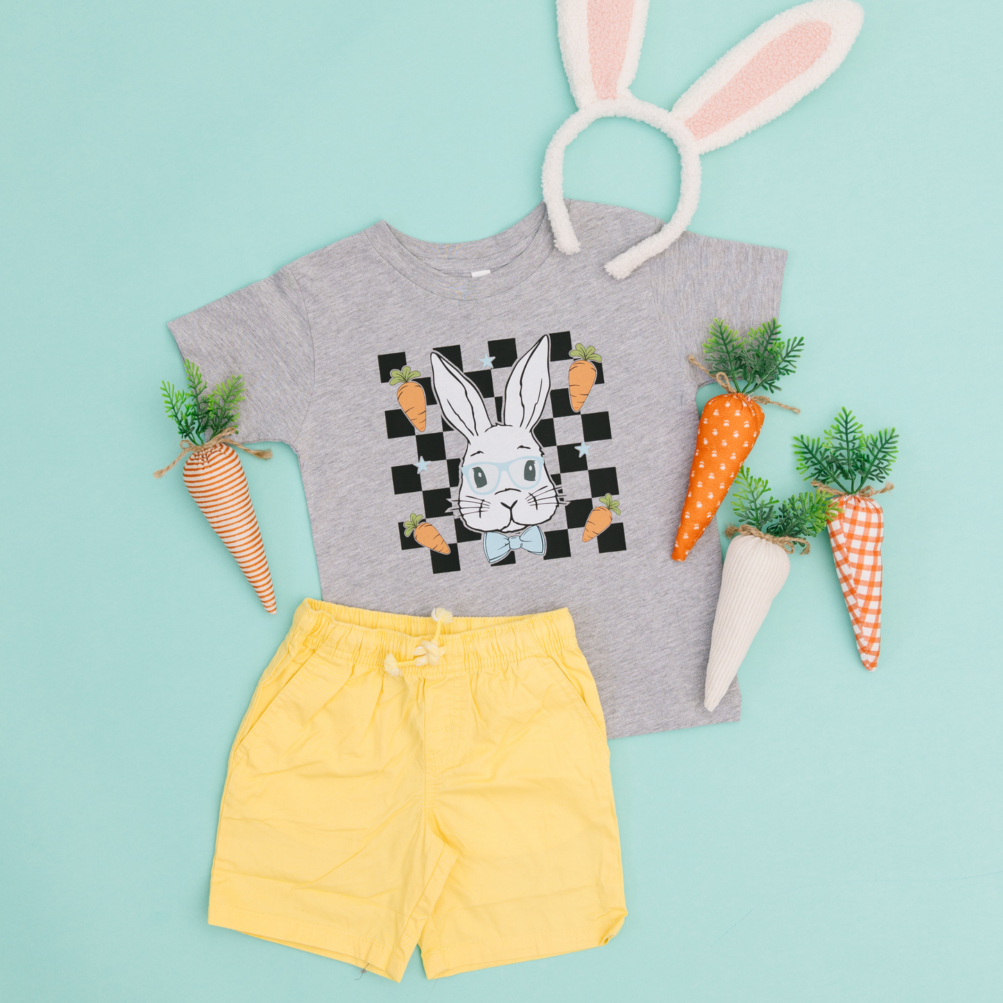 Cotton Tail Bunny Bow Tie Tee