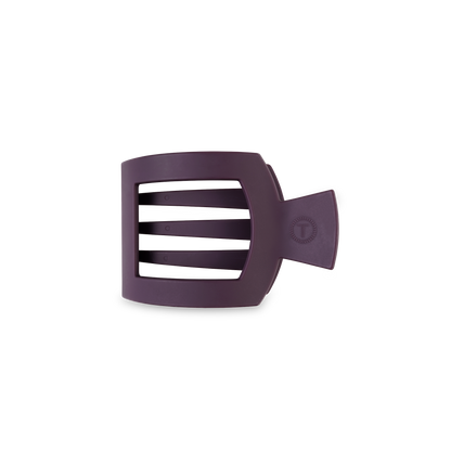 Square Flat Hair Clip | Small | Burgundy Bliss