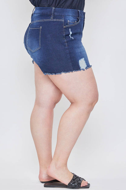 PL Frayed Hem Shorts
