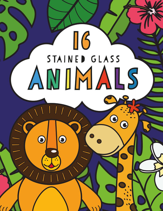 Animals Stained Glass Coloring