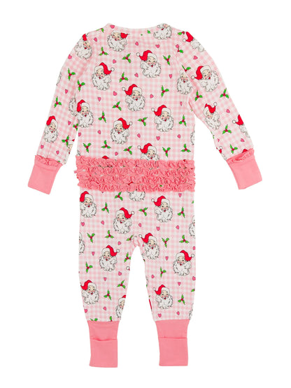 Dear Santa Bamboo Convertible Ruffle Pajama