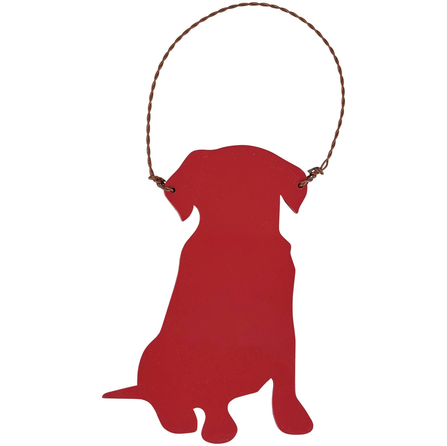Lab Yellow Candy Cane Ornament