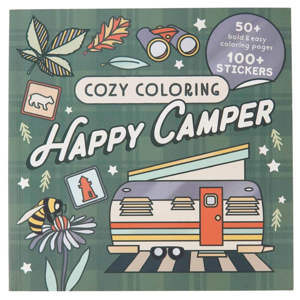 Happy Camper Cozy Coloring