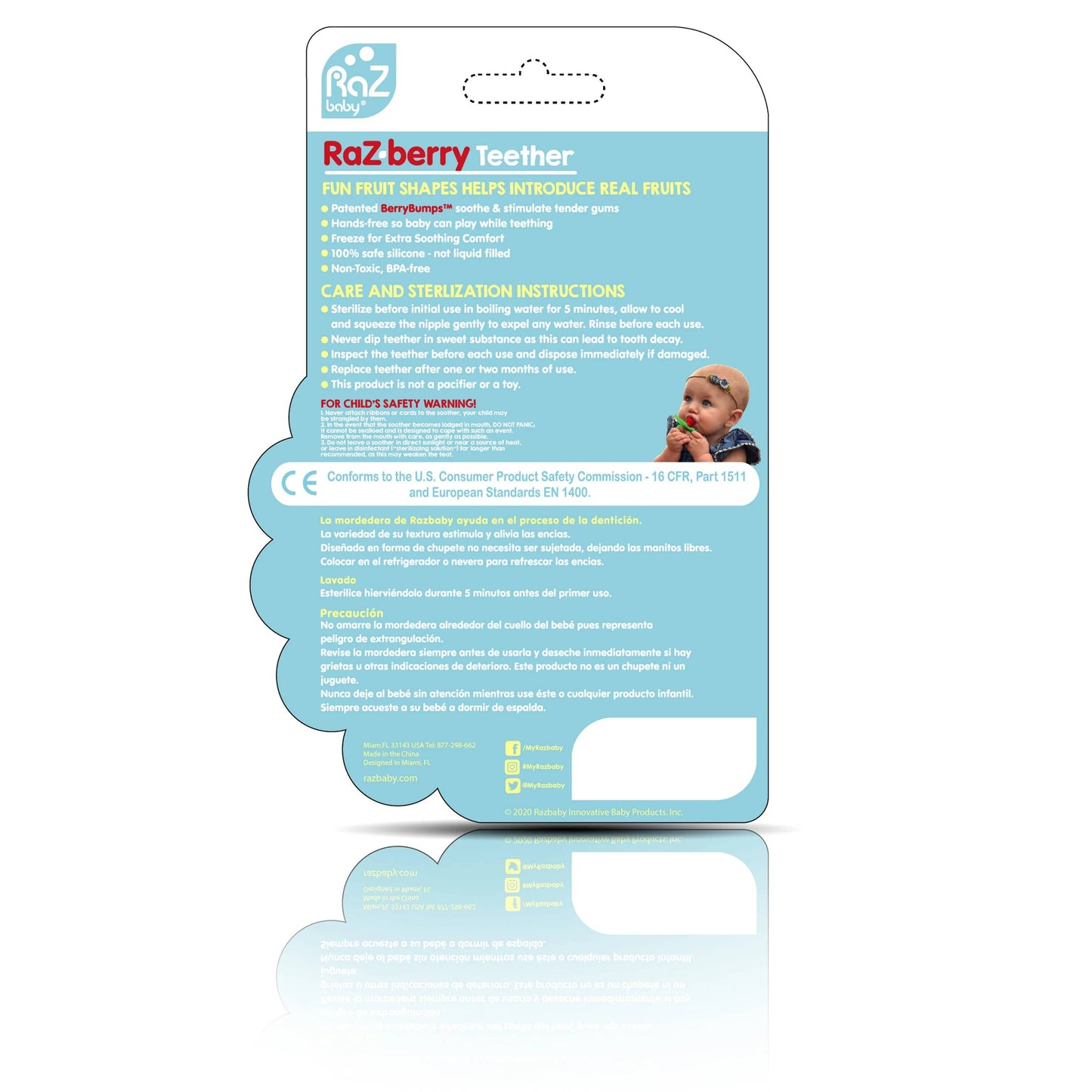 RaZberry Silicone Teether