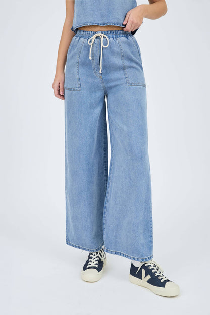 CHAMBRAY PANTS