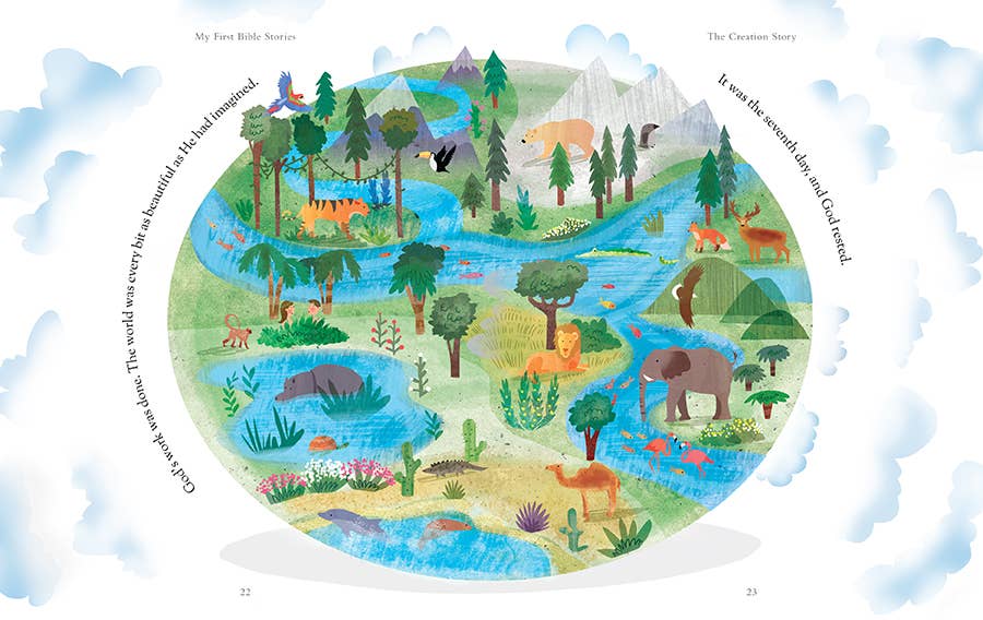 My First Bible Stories Padded Treasury Keepsake Book