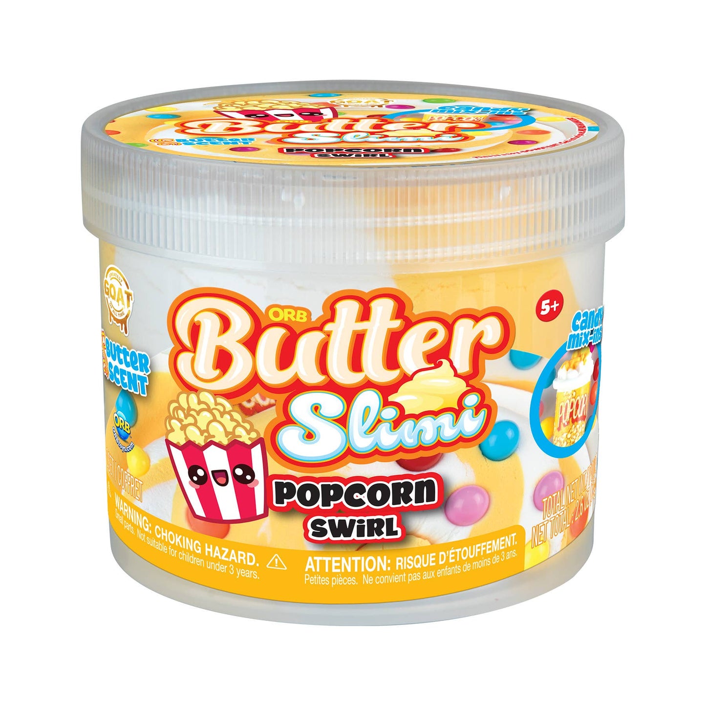 Popcorn Swirl Slime