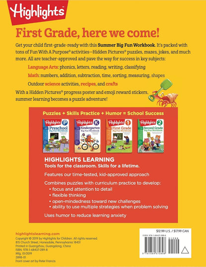 K & 1 Bridge Summer Big Fun Workbook