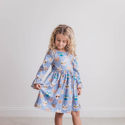 Claire Cat Twirl Dress