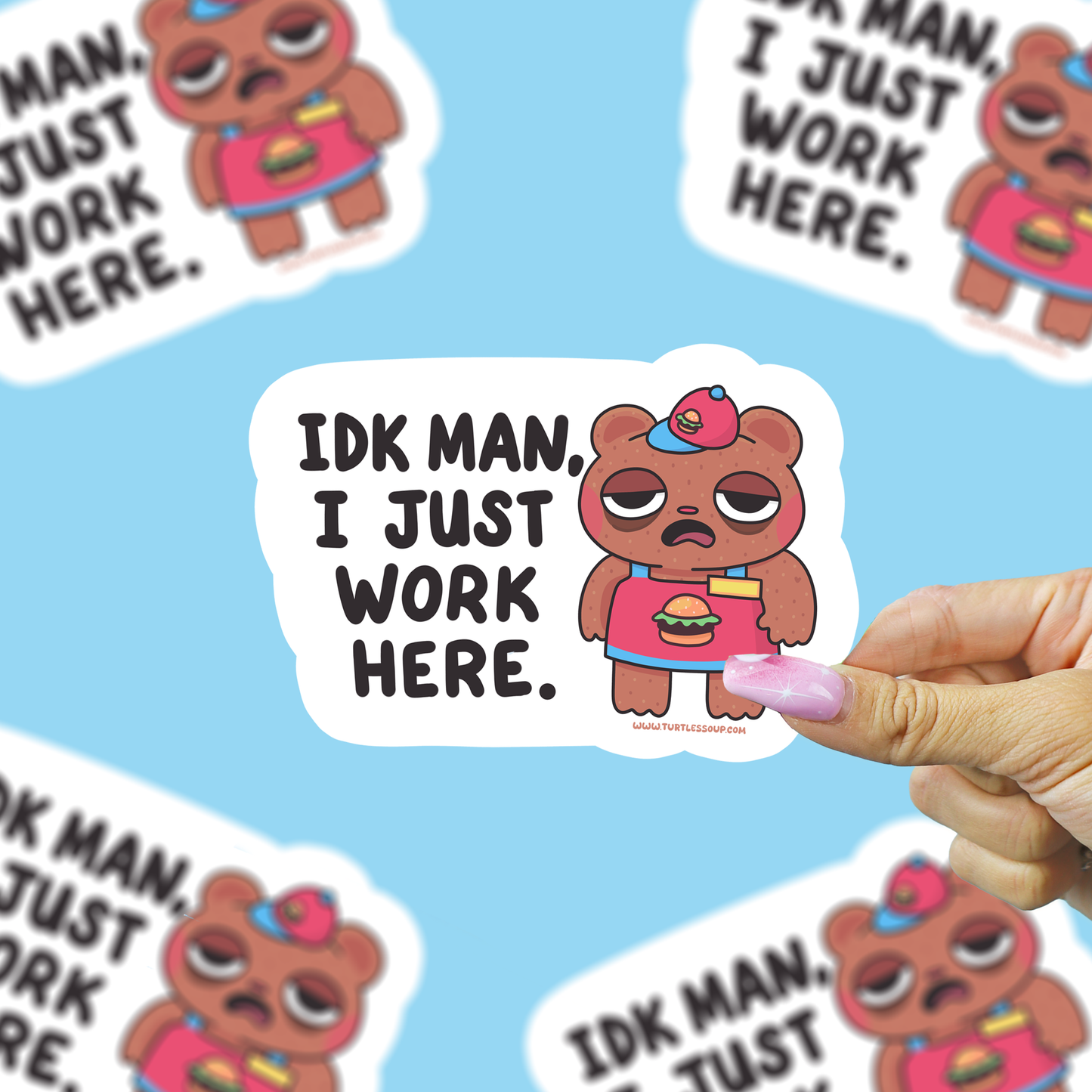 IDK Man Sticker