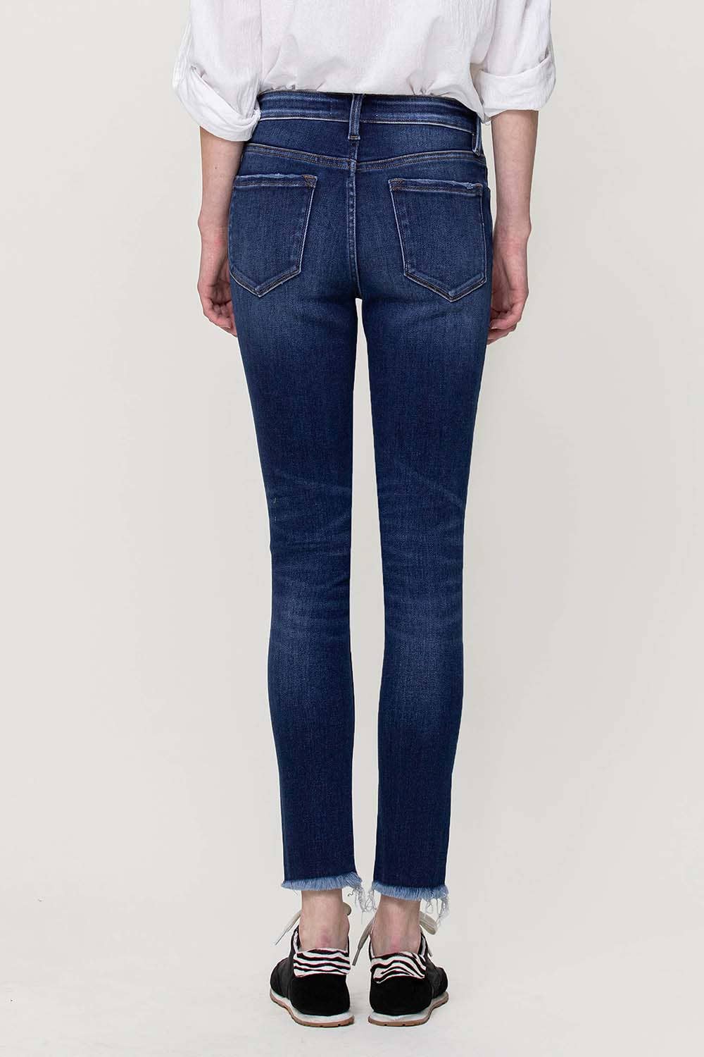 Amber MID RISE ANKLE SKINNY JEANS