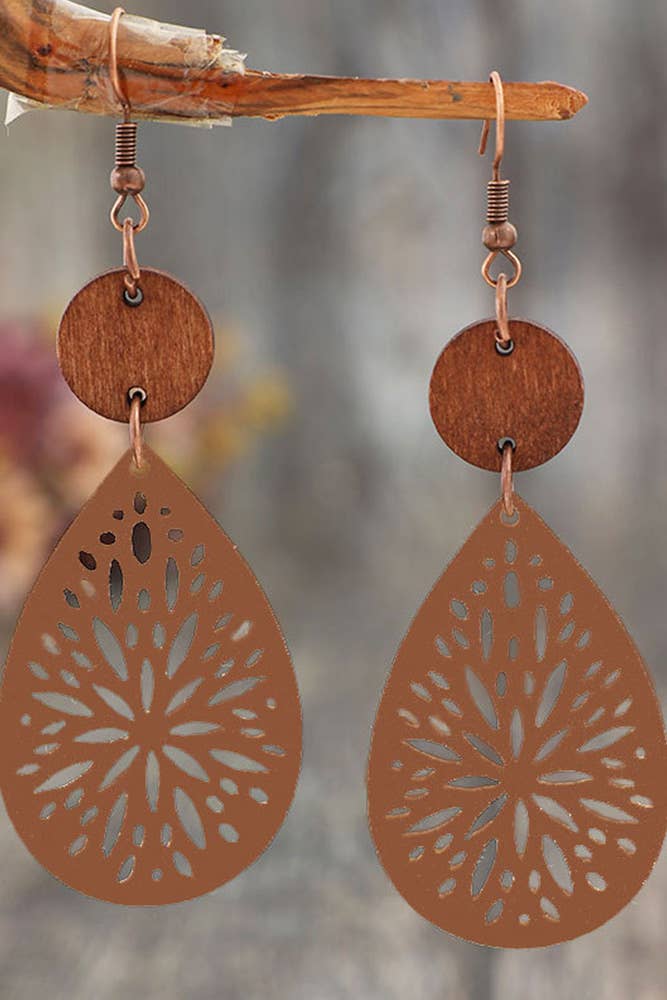 Bohemia Wooden Earrings