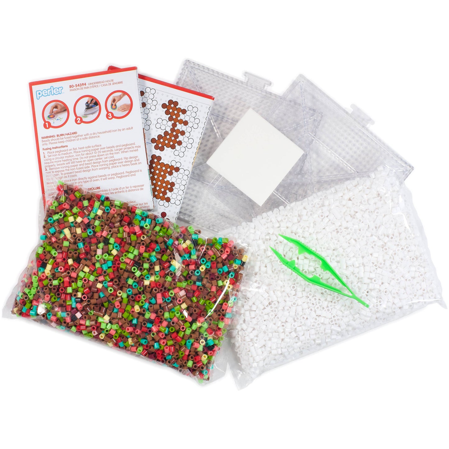 Gingerbread House Perler Bead Kit