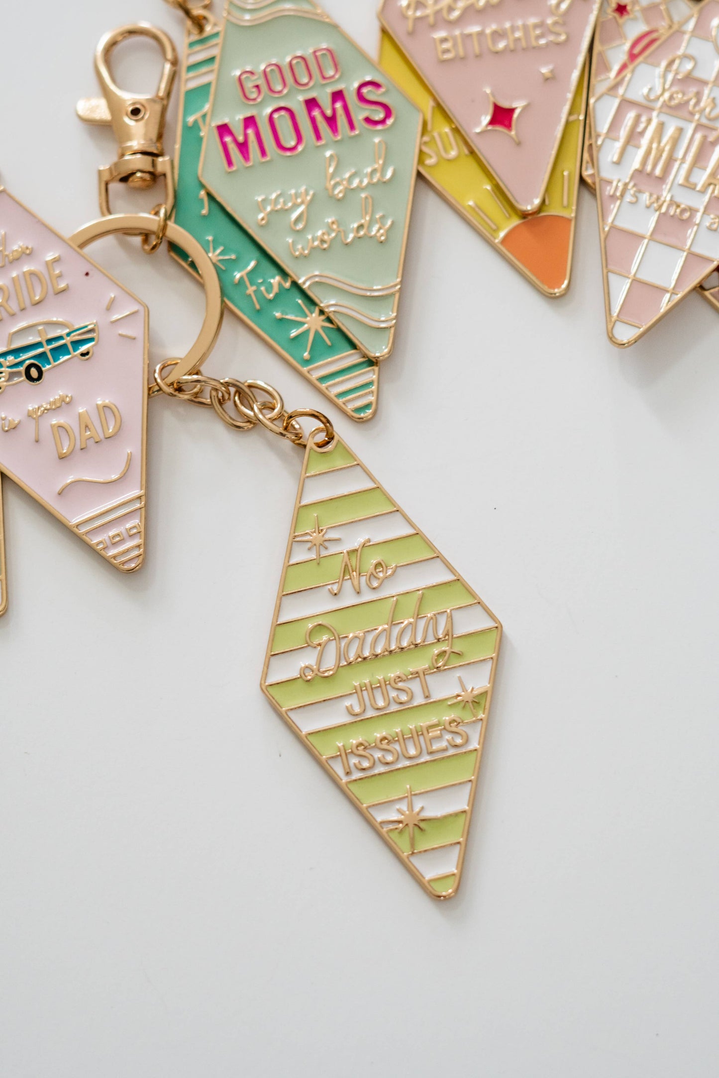 Motel Enamel Keychain