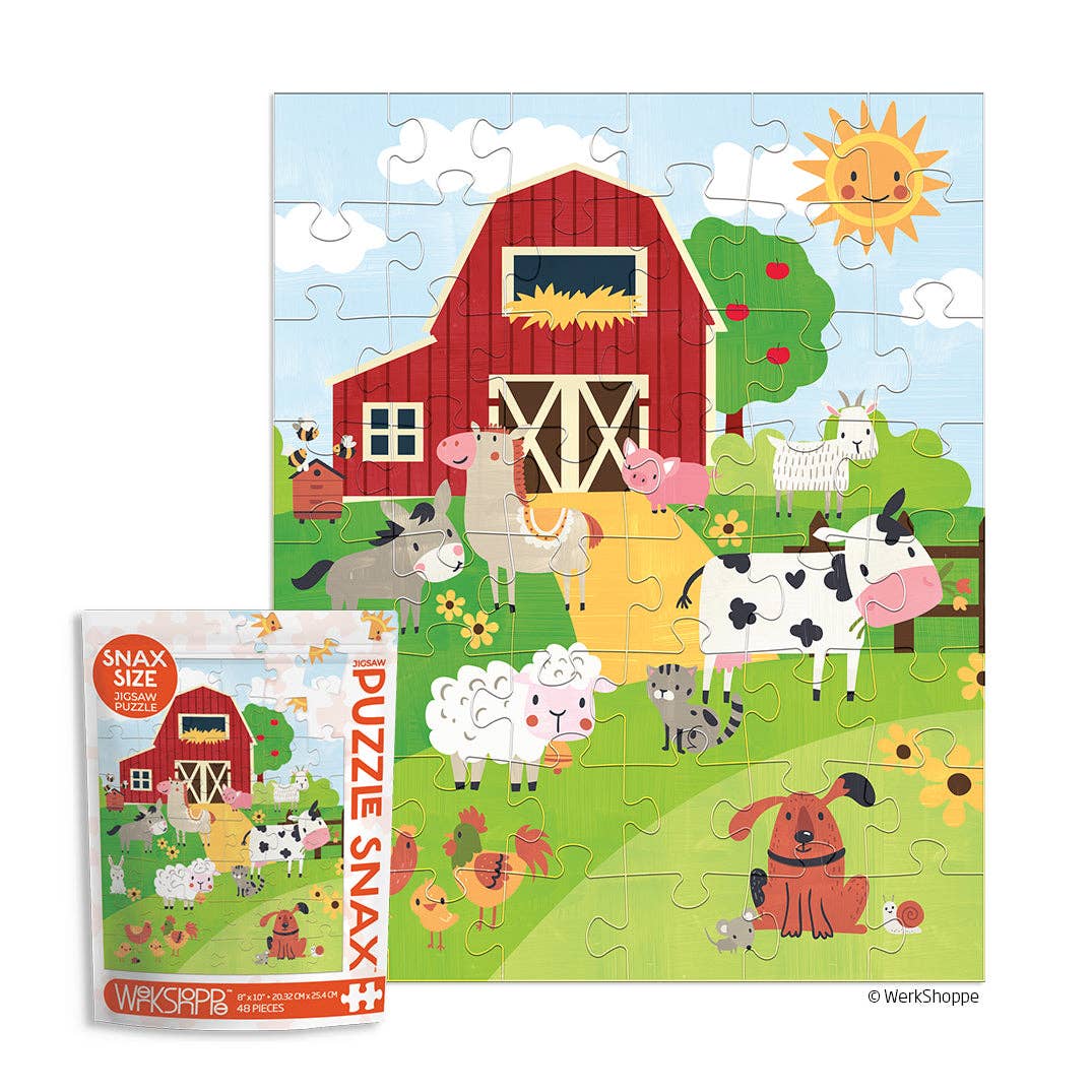 Farm Life 48 Piece Puzzle Snax