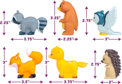 Woodland Animal Bath Toys