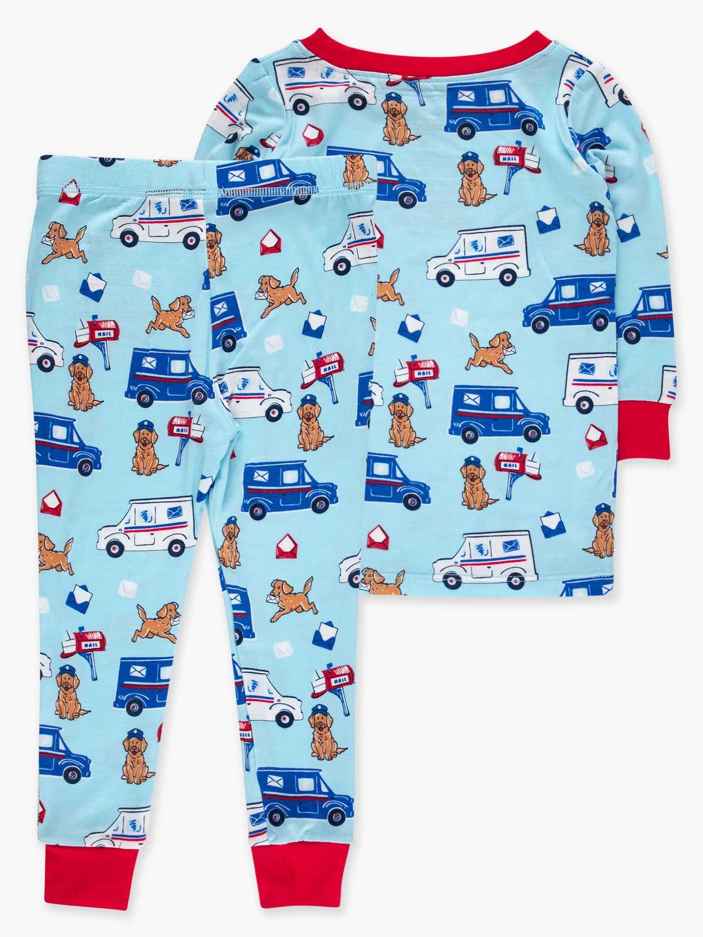 Postal Pups Mail 2 pc PJ Set