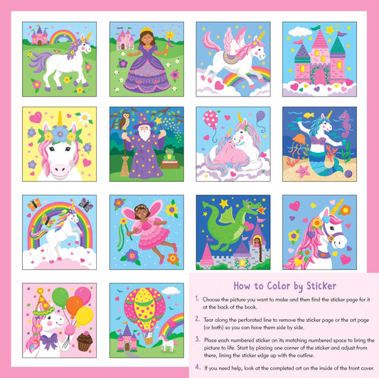 Unicorns & More First Color by Sticker Book