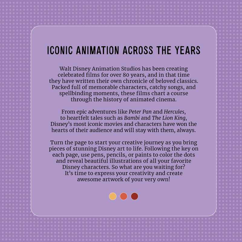 Disney Classics: Dot Coloring