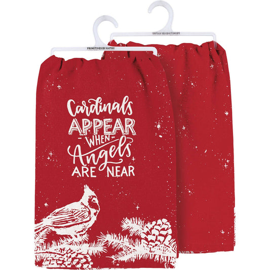 Cardinals Appear Kitchen Towel